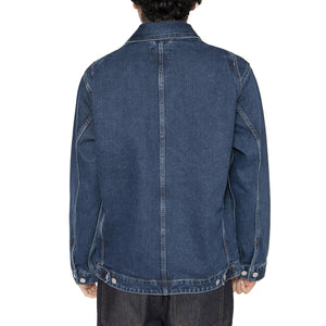 OG Double Front Jacket Blue - Giacca Denim Jeans Uomo Blu I034866.0106  CARHARTT WIP 