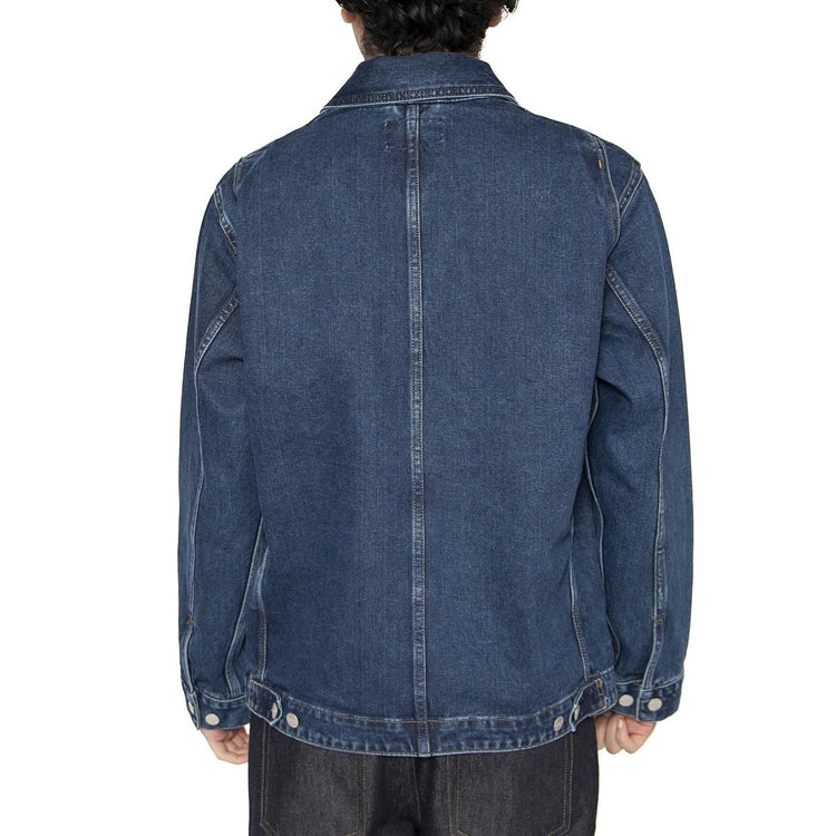 OG Double Front Jacket Blue - Giacca Denim Jeans Uomo Blu I034866.0106  CARHARTT WIP 