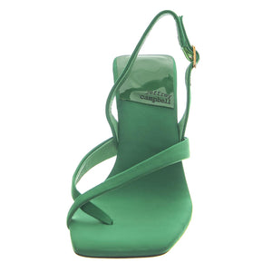 Mercantile Green Neonprene Gold - Sandaldi Donna Verdi JCSR808T-203-002-GRN  JEFFREY CAMPBELL 