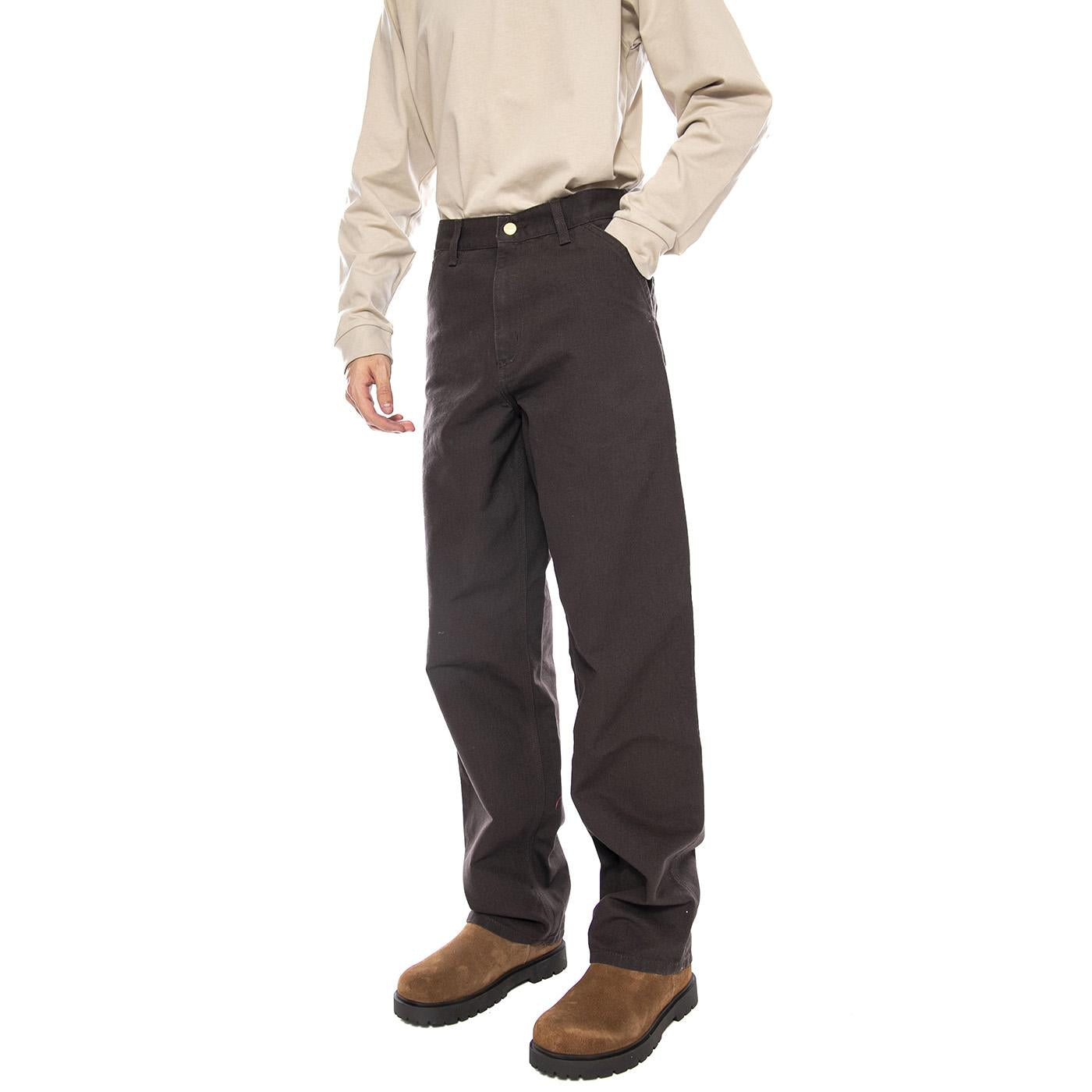 Single Knee Pant Tobacco - Pantaloni Uomo Marroni I031497.4702  CARHARTT WIP 