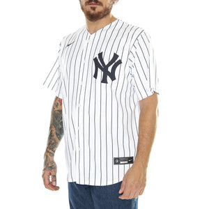 New York Yankees Replica Shirt - Camicia Maniche Corte Uomo Bianca T770-NKWH  NIKE 