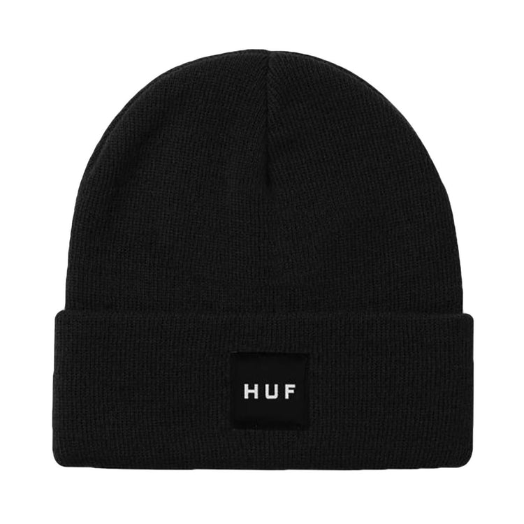 HUF Set Box Beanie Black - Cappellino Nero in Maglia BN00135 BLK HUF 