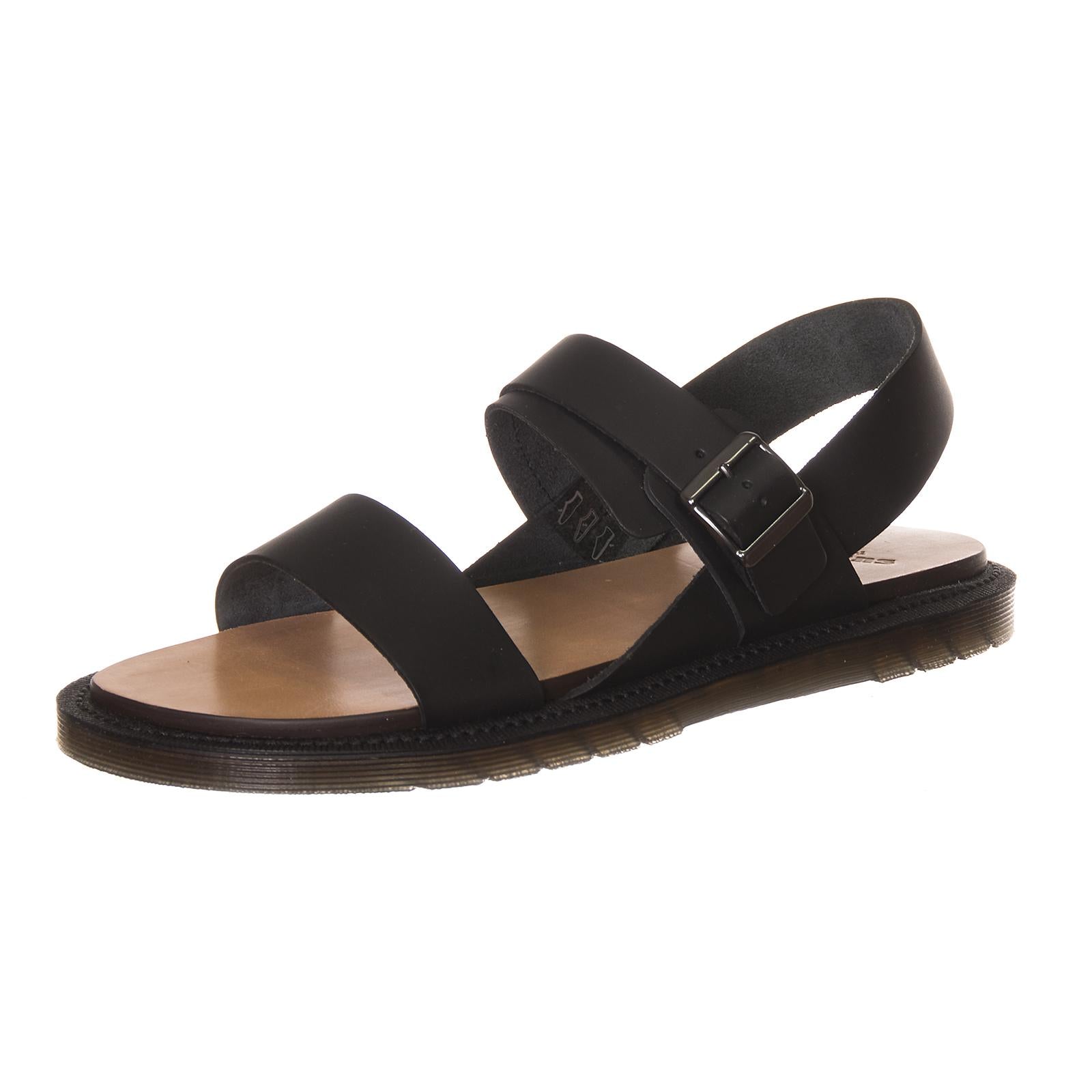 Halton Kennet Sandals - Black - Sandali Donna / Uomo Neri DMSKENBKSC20800001  DR.MARTENS 