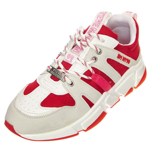 Gamegirl White / Red - Scarpe Stringate Profilo Basso Donna Bianche / Rosse SMPGAMEGIRL-WHT  STEVE MADDEN 