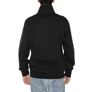 Original HM 1/4 Zip Mineral Black - Felpa Uomo Nera A8606-0000  LEVIS 