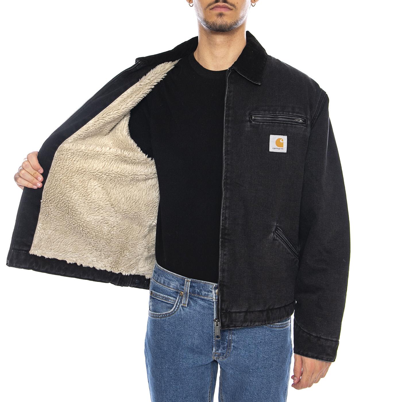 OG Detroit Jacket Black / Black - Giacca Uomo Nera I035878.00E06  CARHARTT WIP 