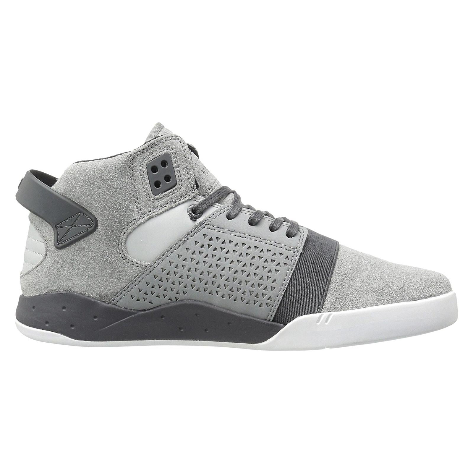 M' Skytop III Grey / Charcoal / White Estate Lace-Up Shoes 08237-060-M-060  SUPRA 
