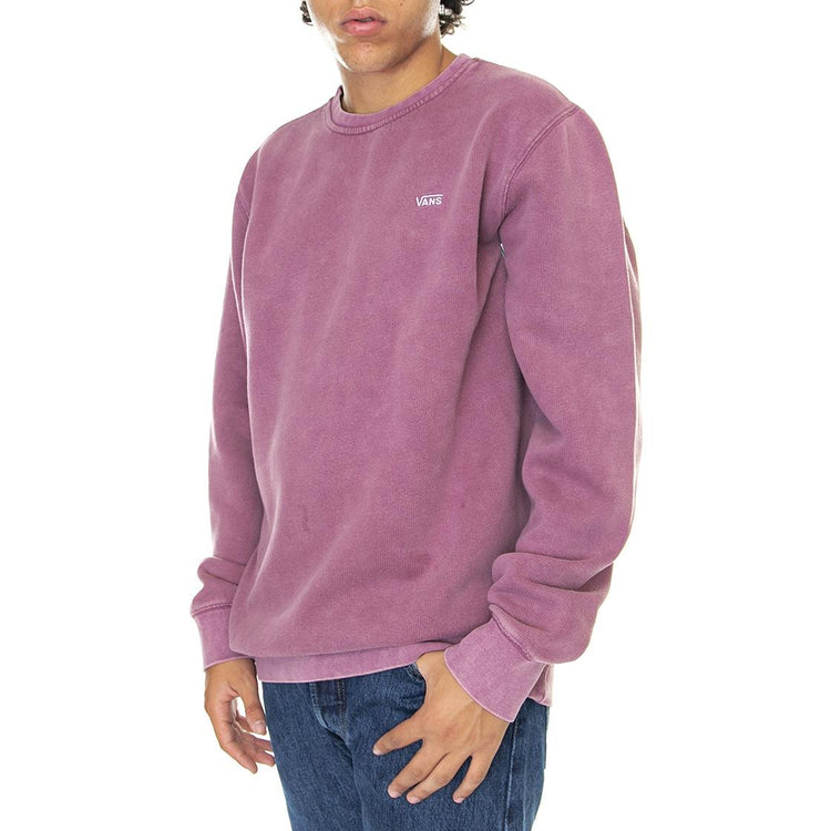 Comfycush Wash Crew CMCS Black - Felpa Girocollo Uomo Viola VN00062TFWA1  VANS 