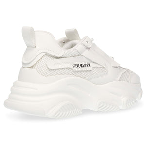 Possession White - Scarpe Stringate Profilo Basso Donna Bianche SMPPOSSESSION-WHI  STEVE MADDEN 