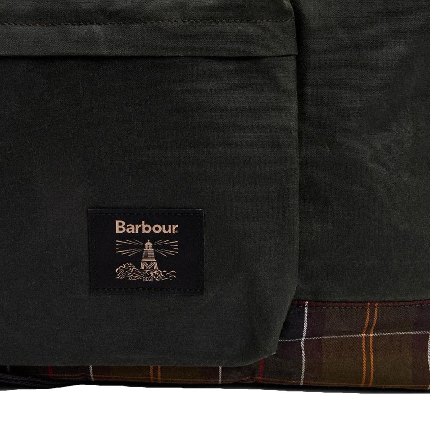 Field Wax Holdall Sage - Borsa a Tracolla Verde UBA0715 SG91 BARBOUR 