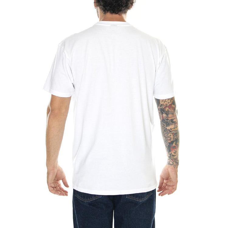 Bone Hand Cruz Front T-Shirt White - Maglietta Girocollo Uomo Bianca Bone Hand Cruz Front White . SANTA CRUZ 