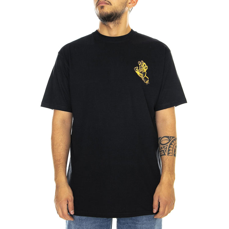  Crash Hand Tee Black  SANTA CRUZ 