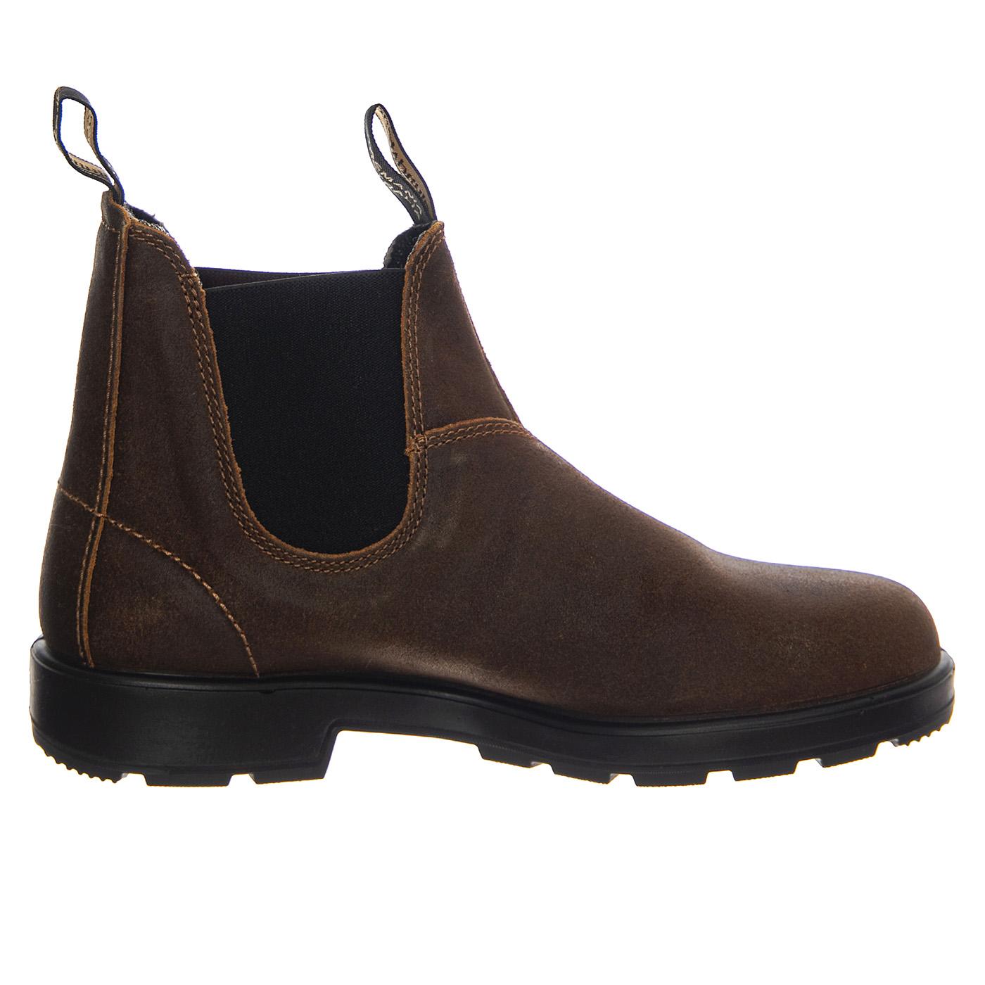 1911 Tobacco Suede Tobecco Boots - Stivaletti Profilo alla Caviglia Uomo Marrone 1911-TOBACCO  BLUNDSTONE 