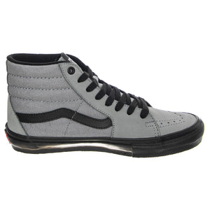 MN Skate SK8-Hi Nubuck Washed Blue / Black - Scarpe Stringate Profilo Alto Uomo Grigie VN0A5FCCG0E1  VANS 