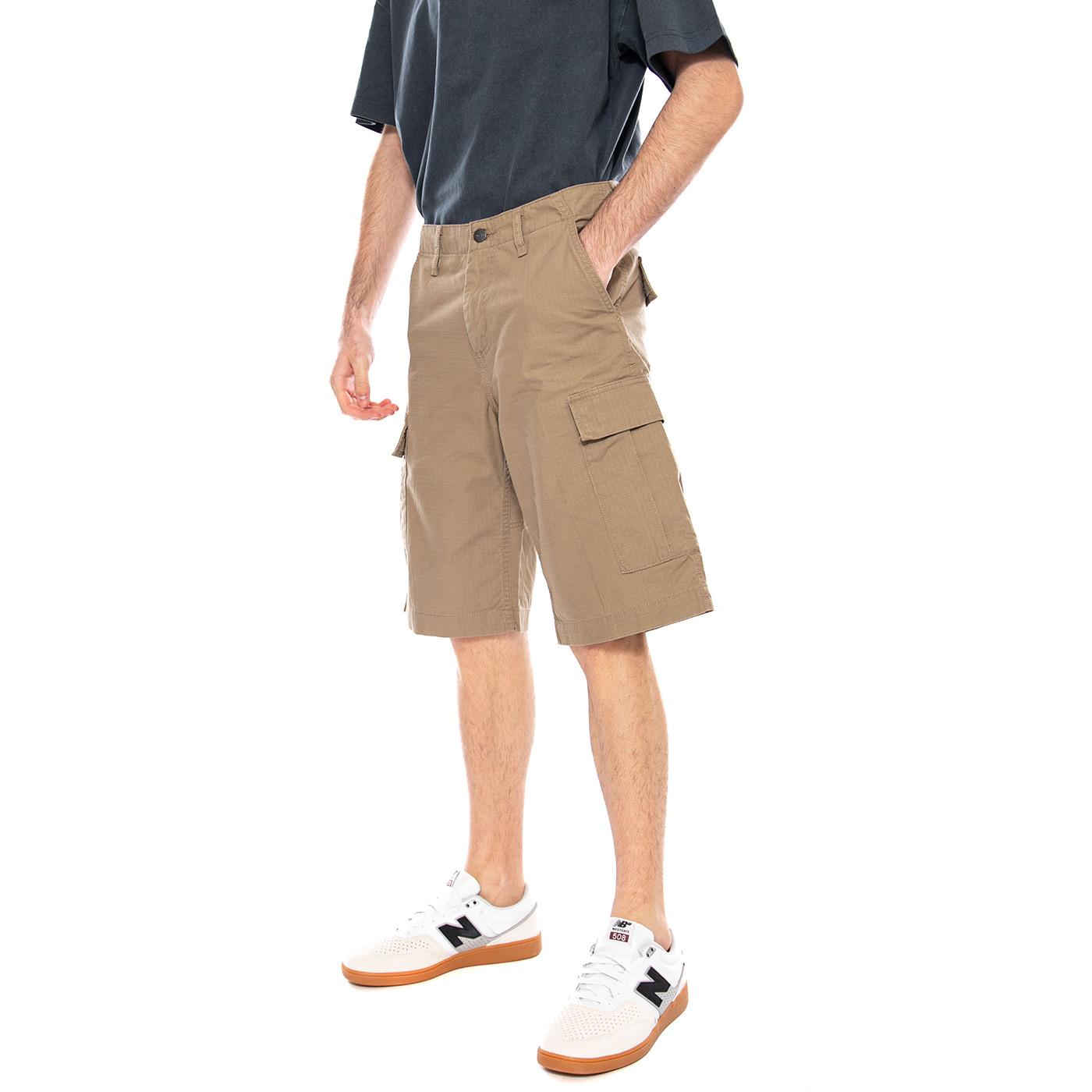 Regular Cargo Short Leather - Bermuda Uomo Marroni I028246 8Y02 CARHARTT WIP 