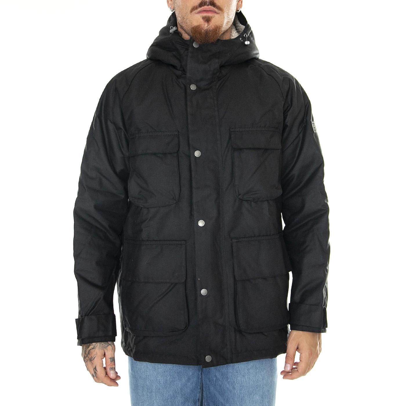 M' Tantallon Wax Black Jacket - Giacca Invernale Uomo Nera MWX2196-BK11-FW23  BARBOUR INTERNATIONAL 