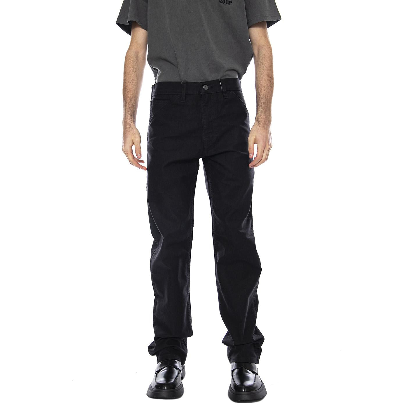 Levi's Mens 505 Workwear Regular Fit Utility Pants - Pantaloni Denim Jeans Uomo Neri 34233-0000 . LEVIS 