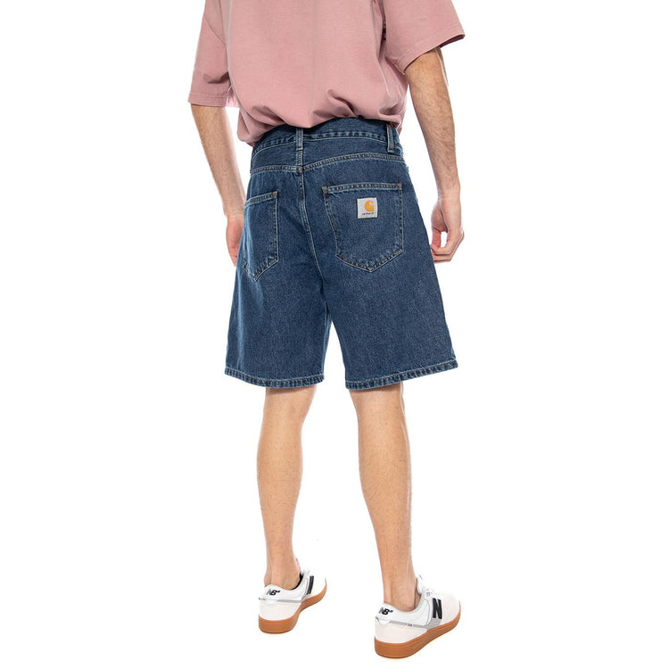 Nolan Short Blue - Bermuda Denim Jeans Uomo Blu I034869 0160 CARHARTT WIP 