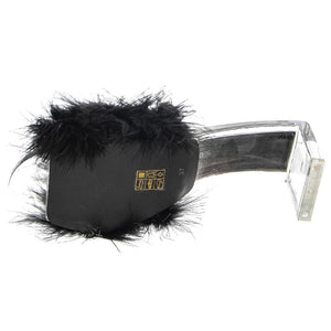 Luxuries Black Faux Suede+Fur - Sandali Donna Neri JCSJC-931-1-7 -BLA  JEFFREY CAMPBELL 