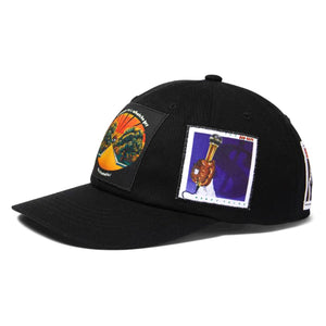 Stax Patches Snapback Black - Cappellino con Visiera Nero HT00847-BLACK  HUF 