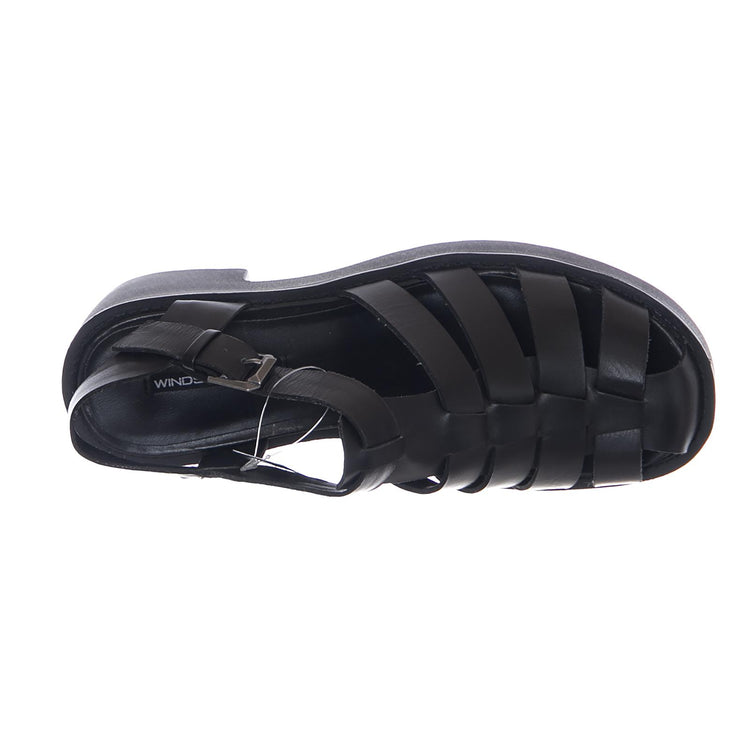 LILY-BLACK LEATHER WSSLILY-BLK  WINDSOR SMITH 