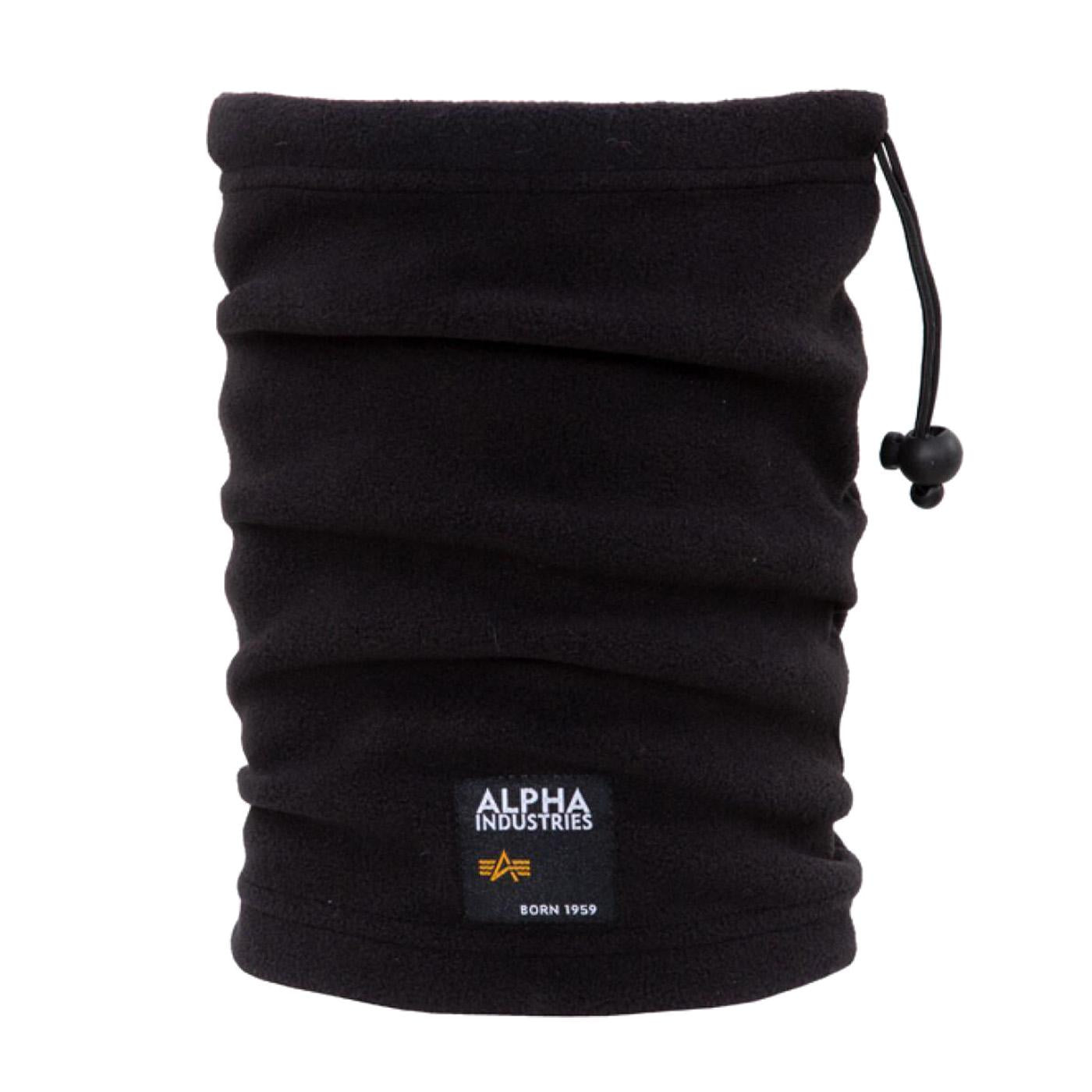 Label Fleece Tube Black - Scaldacollo Nero 118938-03  ALPHA INDUSTRIES 