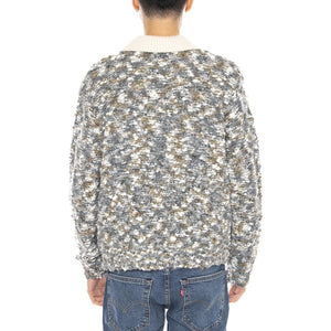 Reuben Sweater Polo Grey / Multi -- Polo a Maniche Lunghe Uomo Grigio / Multicolore 151000096 GYM OBEY 