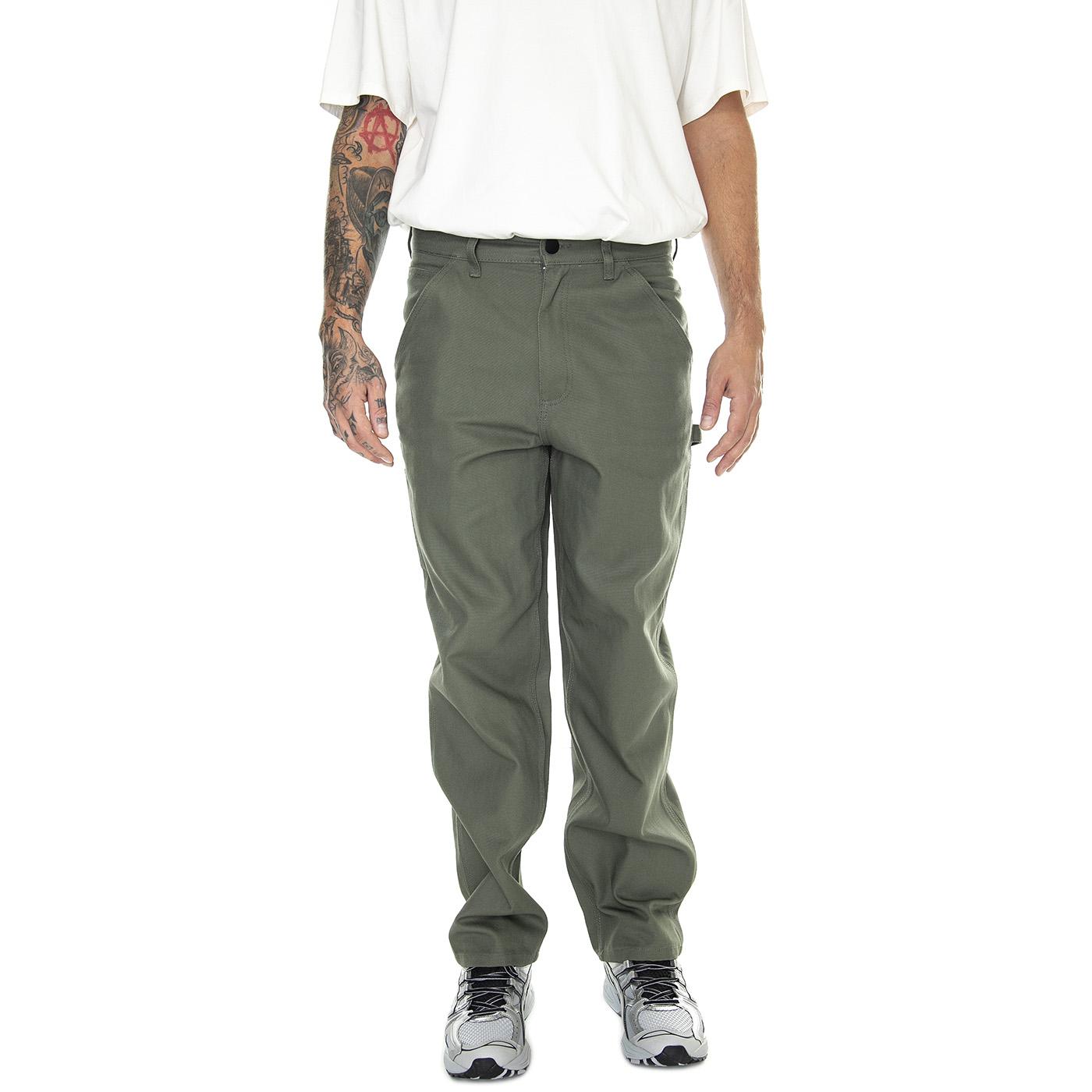 Canvas Carpenter Beetle - Pantaloni Uomo Verdi 6080113-19-0312  CAT 