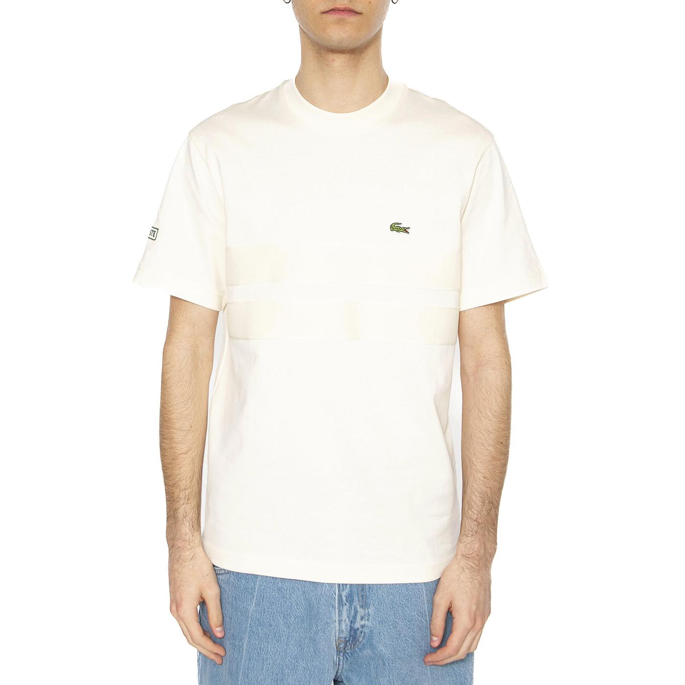 T-Shirt XFJ Beige - Maglietta Girocollo Uomo Beige TH9769-XFJ  LACOSTE 