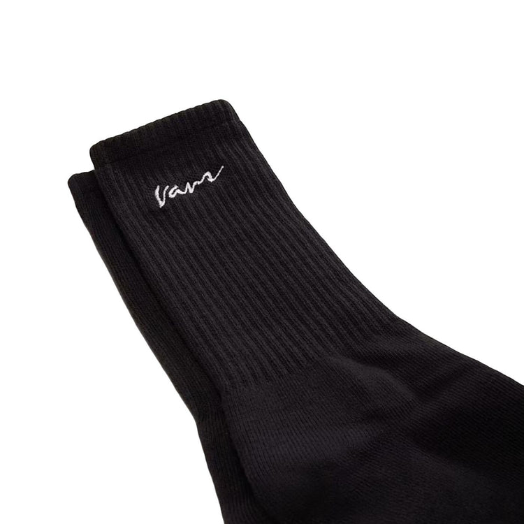 Classic Script Crew - Calzini Neri VN000QBGBLK1 . VANS 