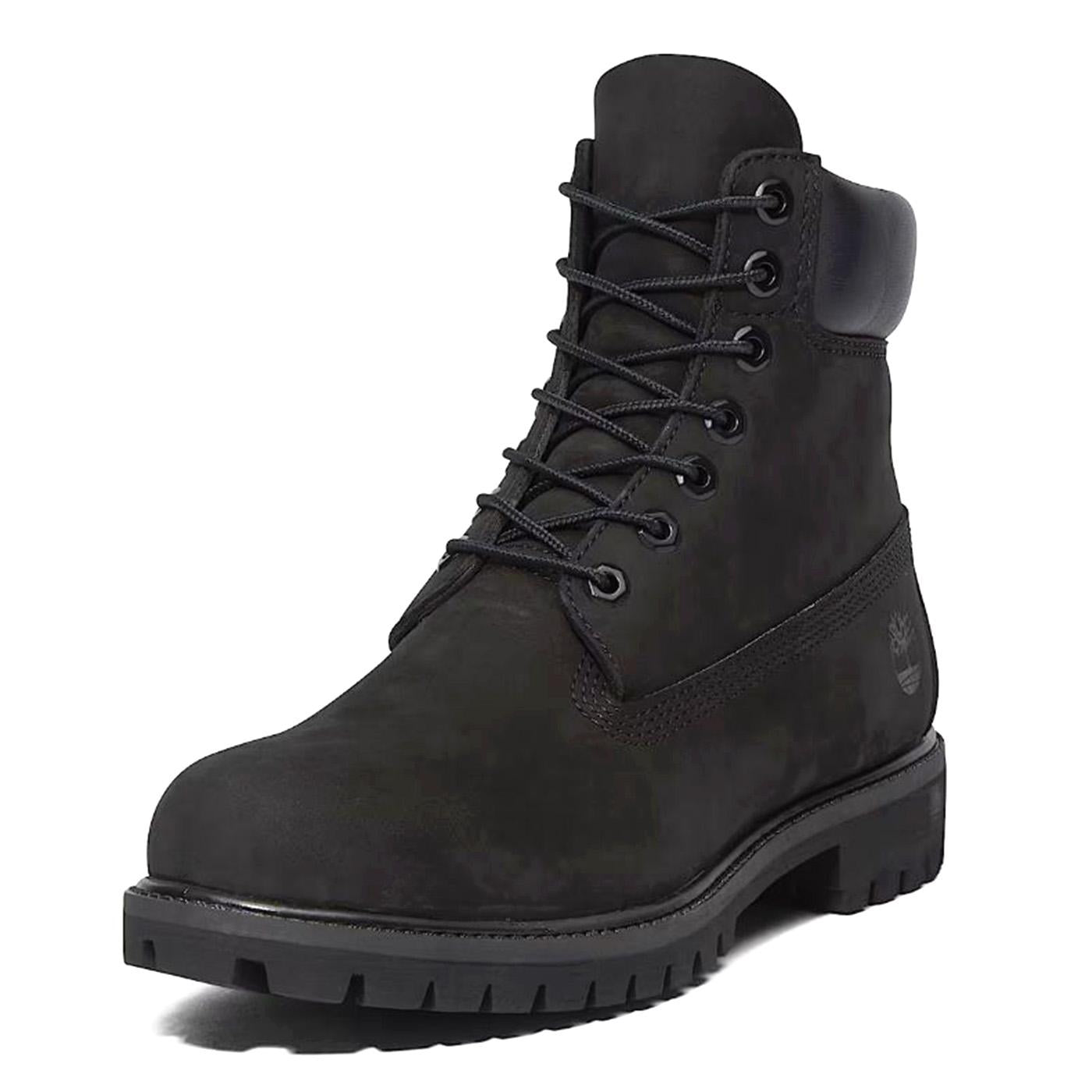 Timberland Premium 6 Inch Lace Up Waterproof Boot Black - Stivaletti Donna Neri TB08658A0011  TIMBERLAND 