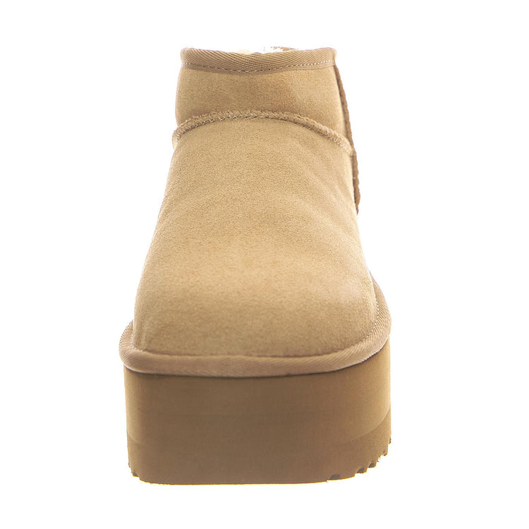 W Classic Ultra Mini Platrform - Stivaletti Donna Beige 1135092-SAN  UGG 