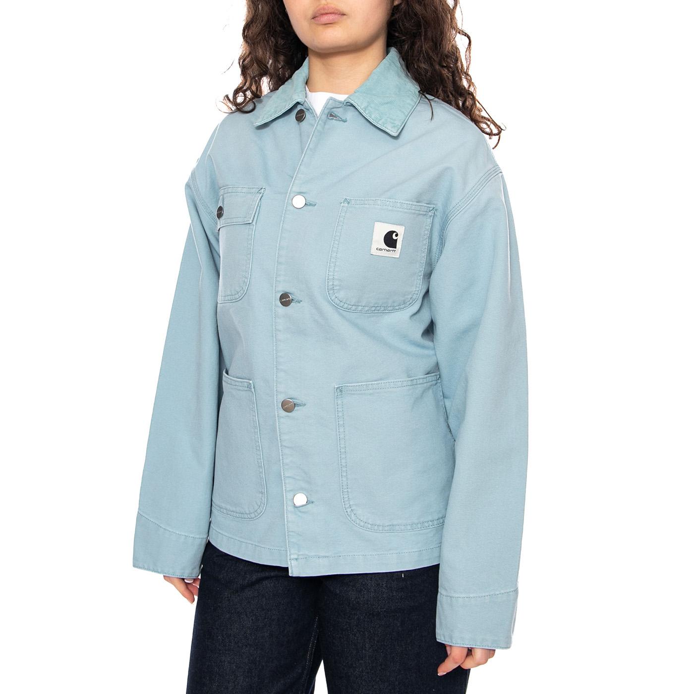 W' OG Michigan Coat Tourmaline - Giacca Donna Blu I034843 3ND4O CARHARTT WIP 