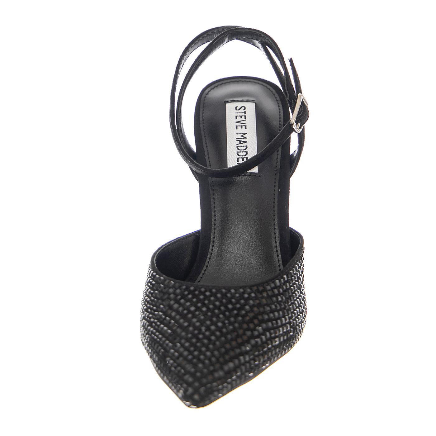 W' Alessi Black / Black Shoes - Scarpe Donna Nere SM-ALES07S1  STEVE MADDEN 