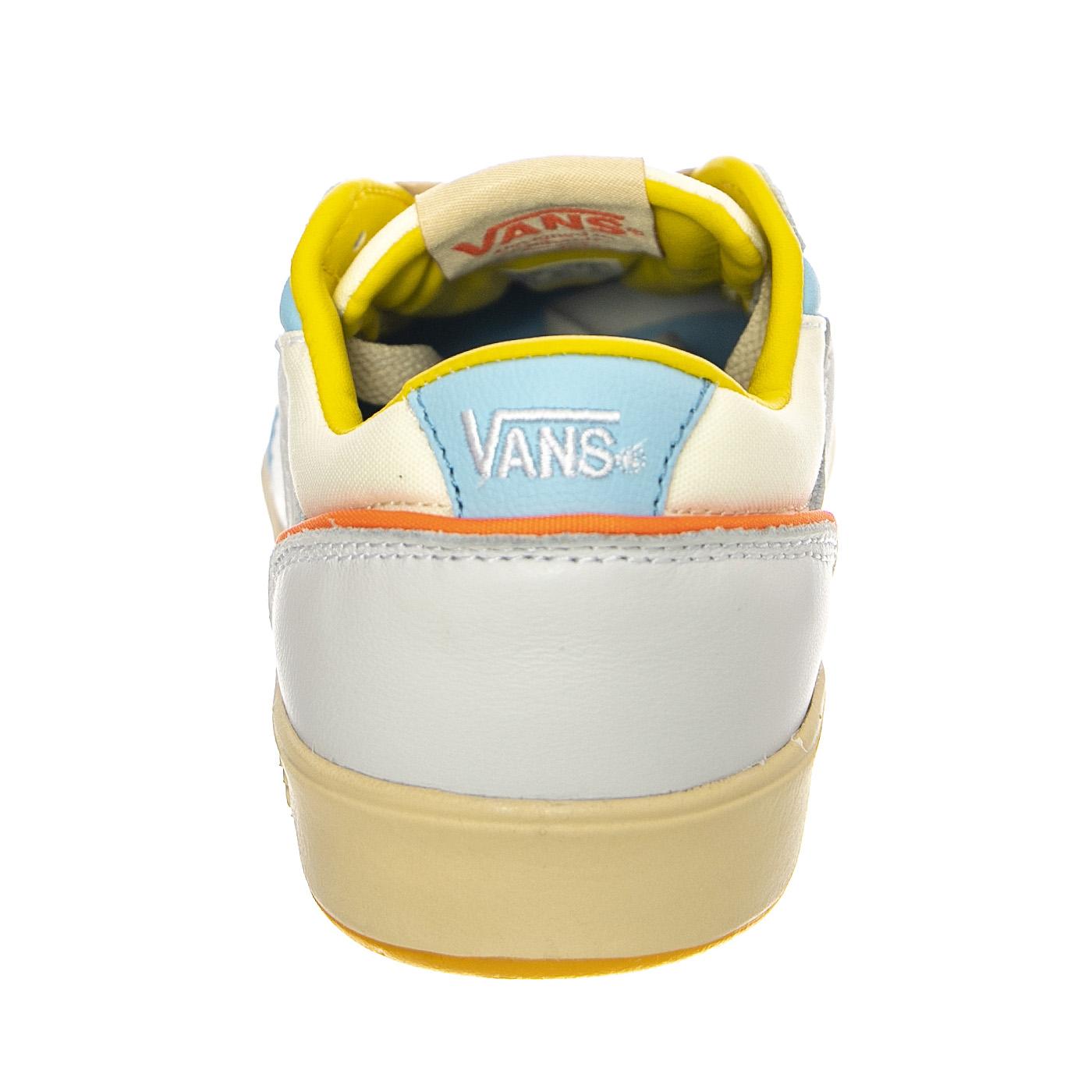 M' UA Lowland CC JMP Serio Collection Multi Sky Blue / Yellow - Scarpe Stringate Profilo Basso Uomo Bianche / Multicolore VN0A5KYF1RC1  VANS 