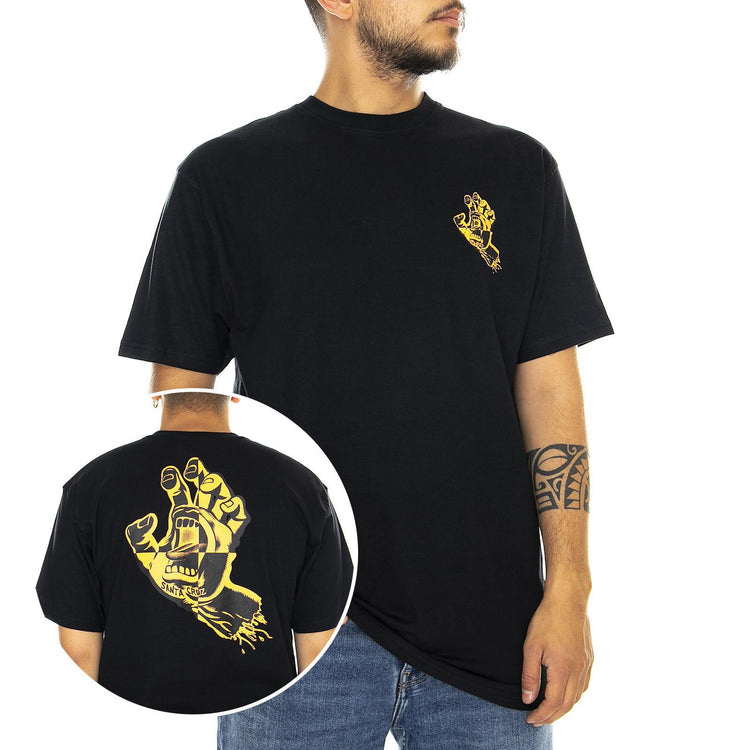  Crash Hand Tee Black  SANTA CRUZ 