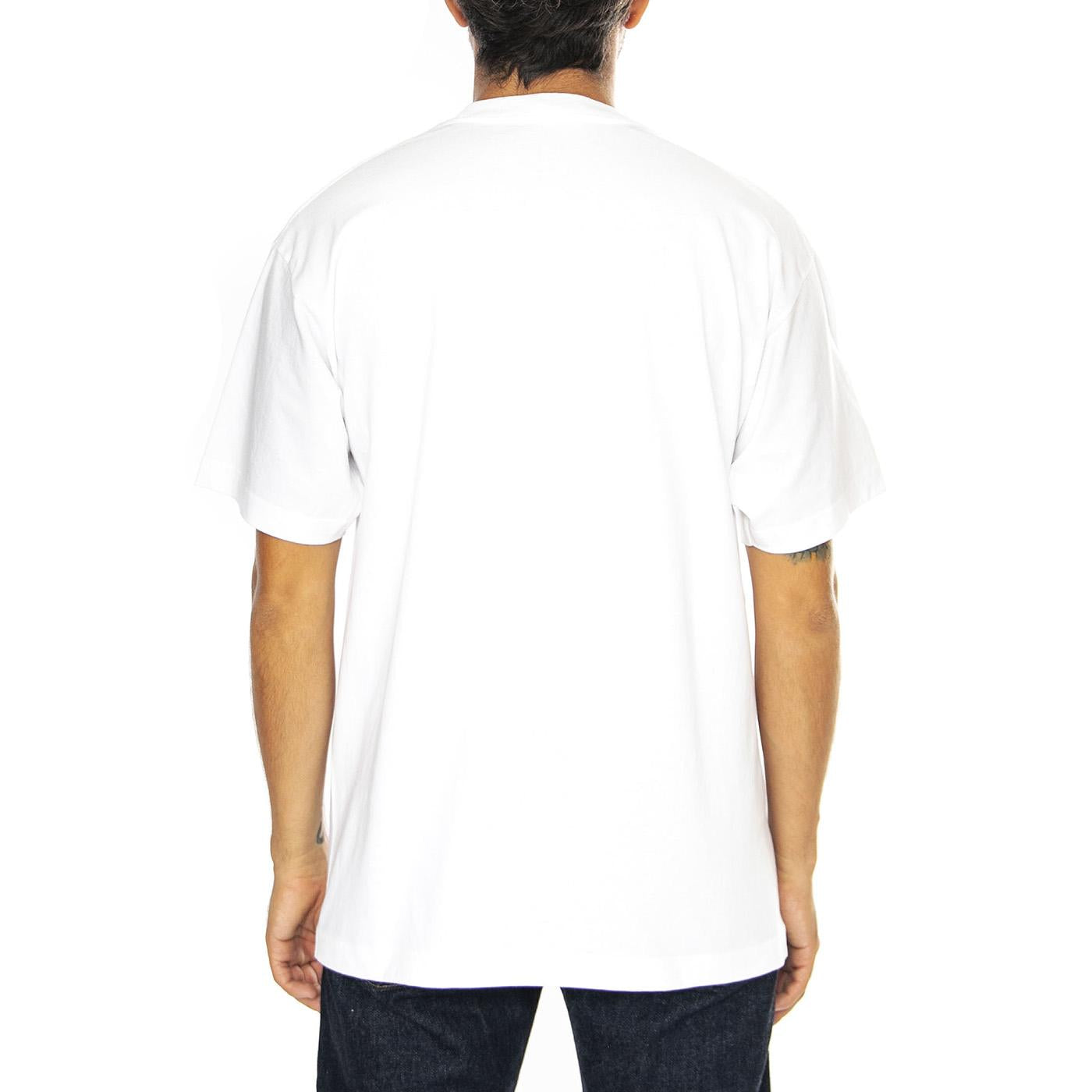 Outline SS Tee White - Maglietta Girocollo Uomo Bianca TS02288-WHITE  HUF 