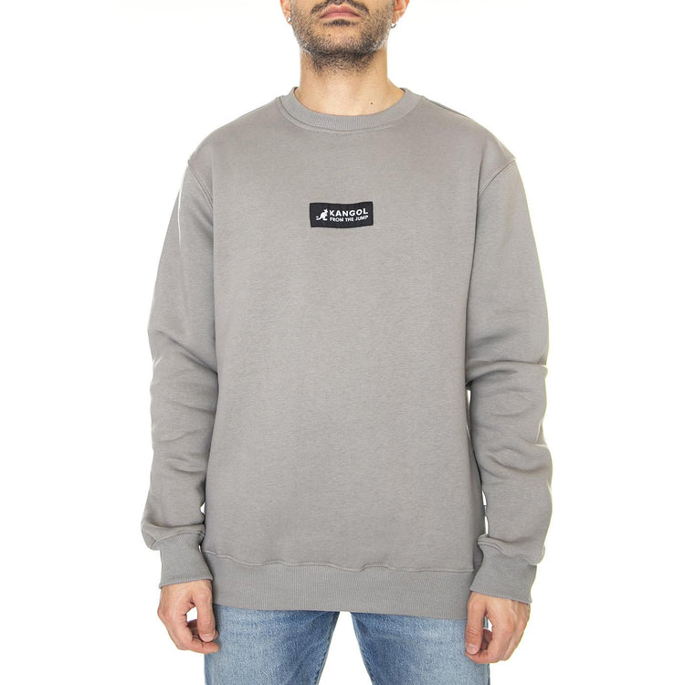 Essential Nikel - Felpa Girocollo Uomo Grigia KAF22UCNS101-130  KANGOL 