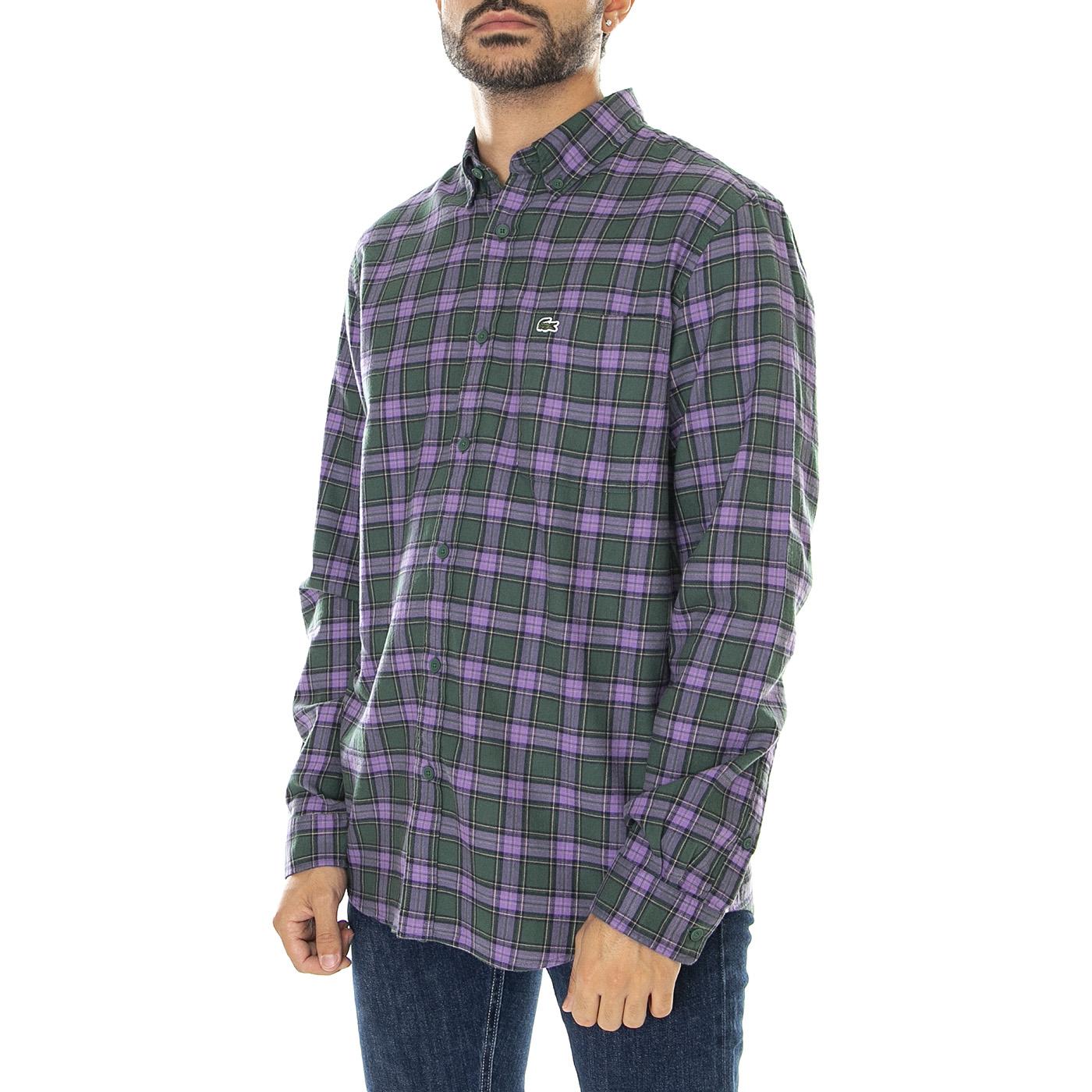 Camicia M/L-TPG - Camicia Uomo Multicolore CH0208-TPG  LACOSTE 