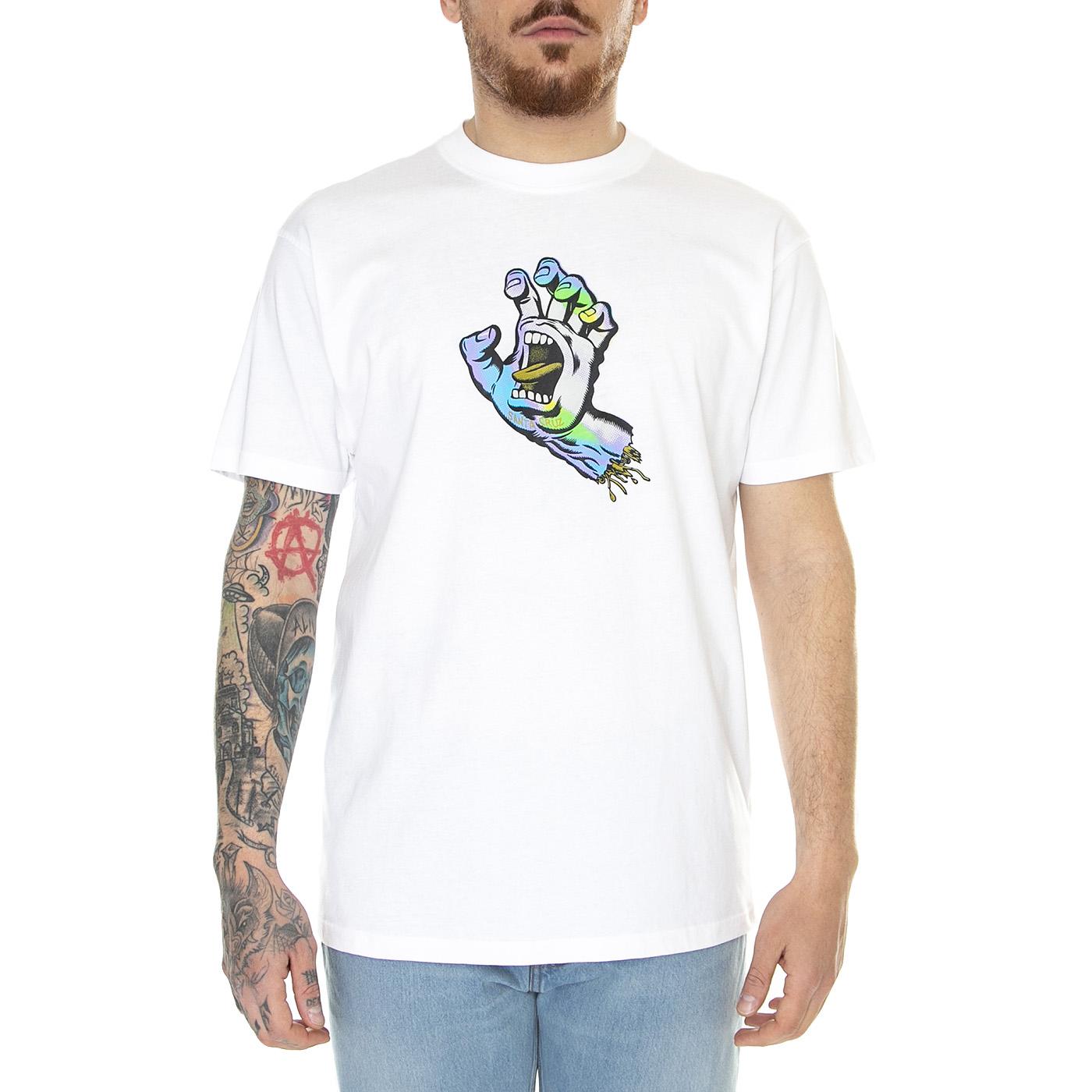  Holo Screaming Hand White  SANTA CRUZ 