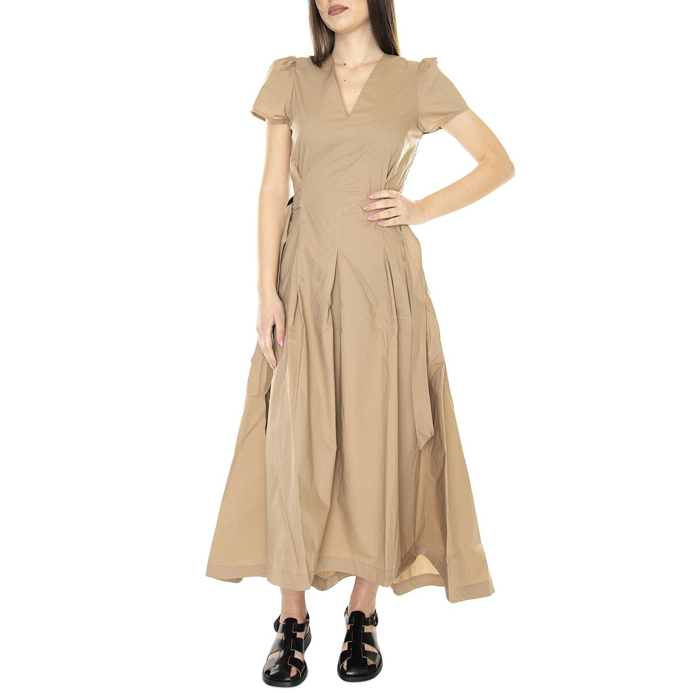 W' Beige W254A17W511 - Abito Donna 999 Beige W254A17W511-  SKILLS 