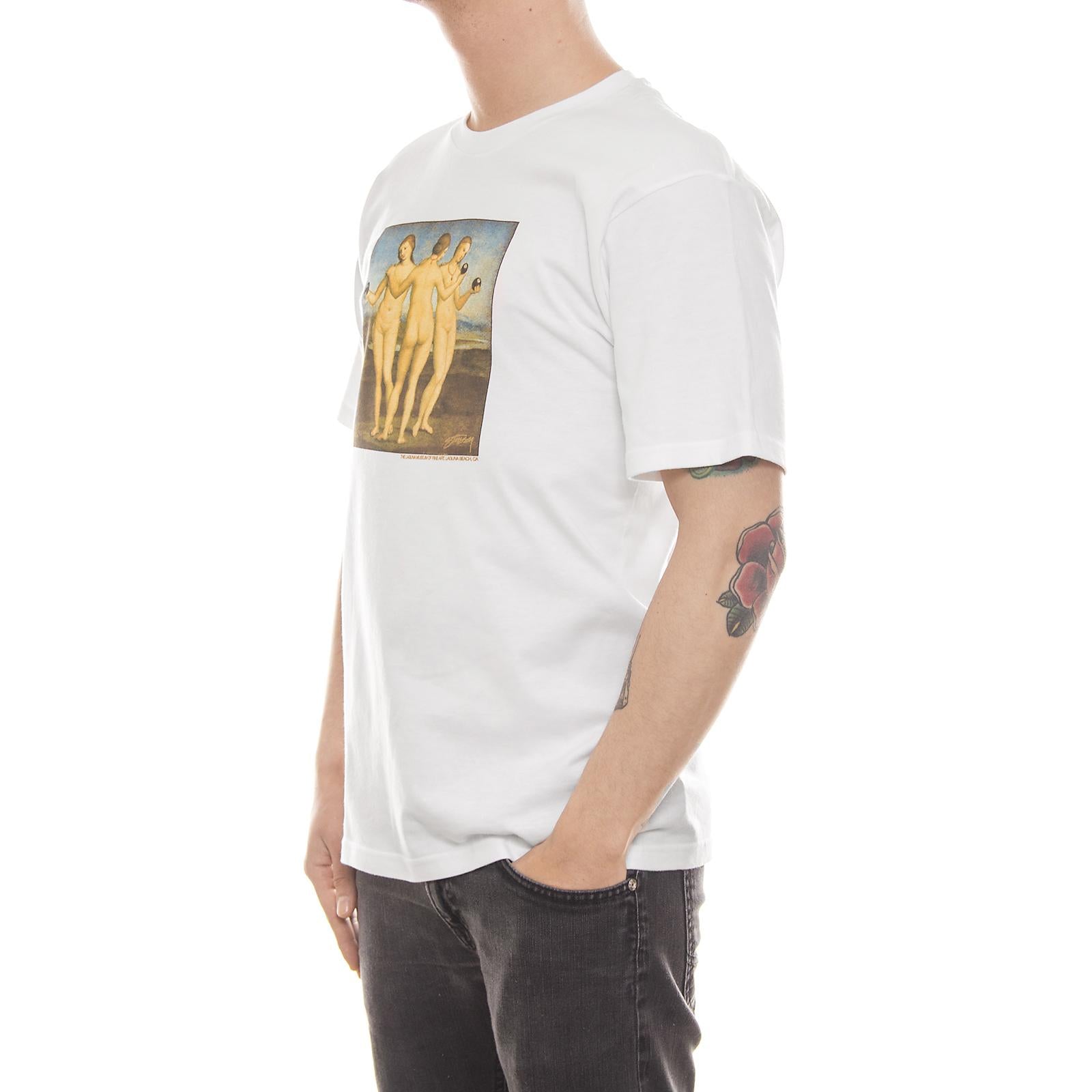 8 BALL GIRLS TEE WHITE 1904001-WHITE  STUSSY 