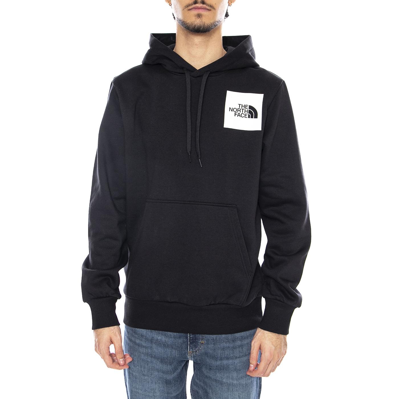 M Fine Hoodie Black - Felpa con Cappuccio Uomo Nera NF0A89EU JK31 THE NORTH FACE 