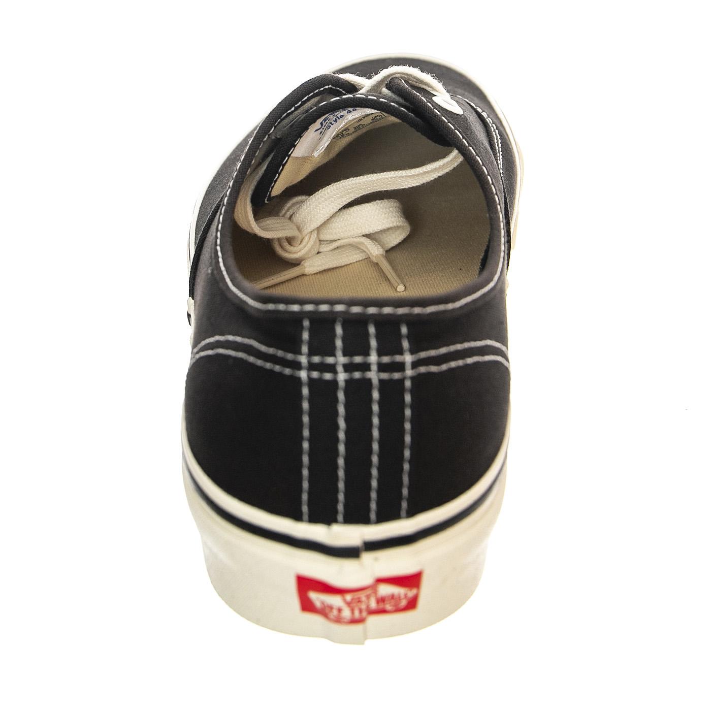 UA Authentic 44 DX (Anaheim Factory) Black - Scarpe Stringate Profilo Basso Uomo Nere VN0A38ENMR21  VANS 