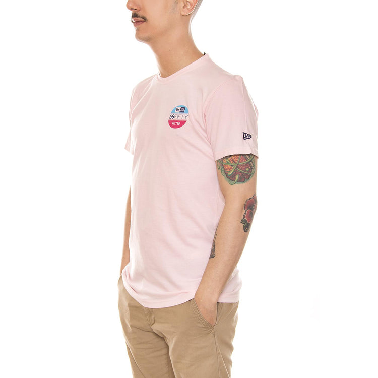 NE SUN VISOR TEE PINK 80852_4  NEW ERA 