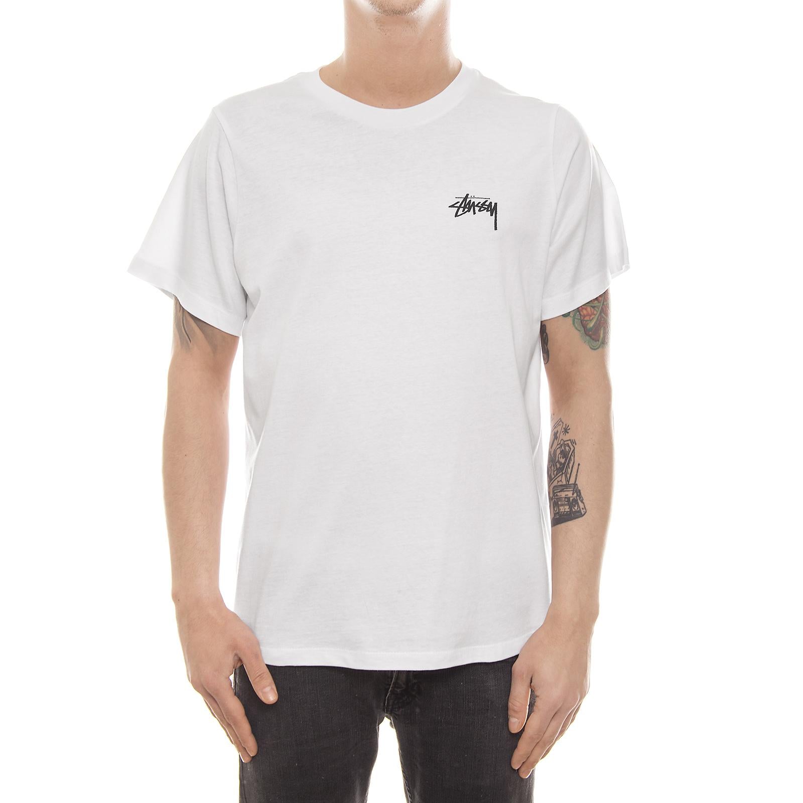 8 BALL BOYFRIEND TEE WHITE 2902884-WHITE  STUSSY 