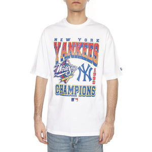 MLB World Series OS Tee New York Yankees White -  Maglietta Girocollo Uomo Bianca 60667817  NEW ERA 