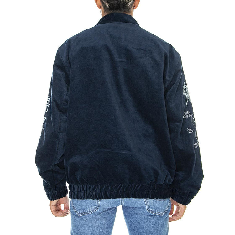 Midnight Jacket Navy Blazer - Giacca Invernale in Velluto Uomo Blu I031075.NYB.67.-NYB.67  EDWIN 