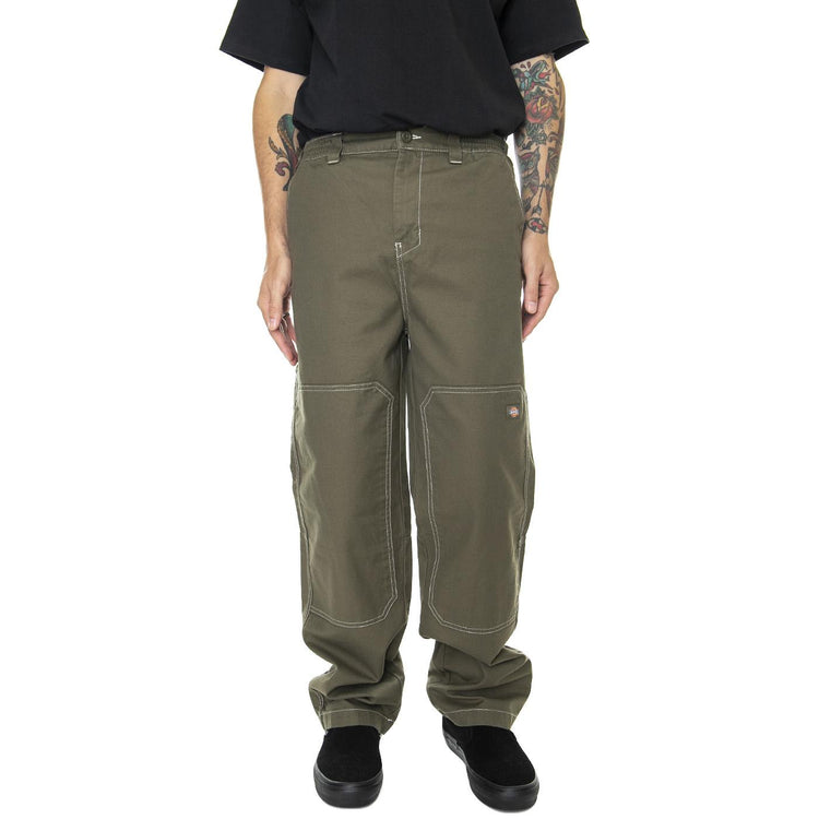 Floral Pant Military Green - Pantaloni Uomo Verdi DK0A4XZGMGR1  DICKIES 