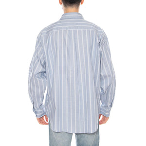 L/S Beale Shirt Beale Stripe, Gentle Blue - Camicia Uomo Blu I036201 3ODXX CARHARTT WIP 
